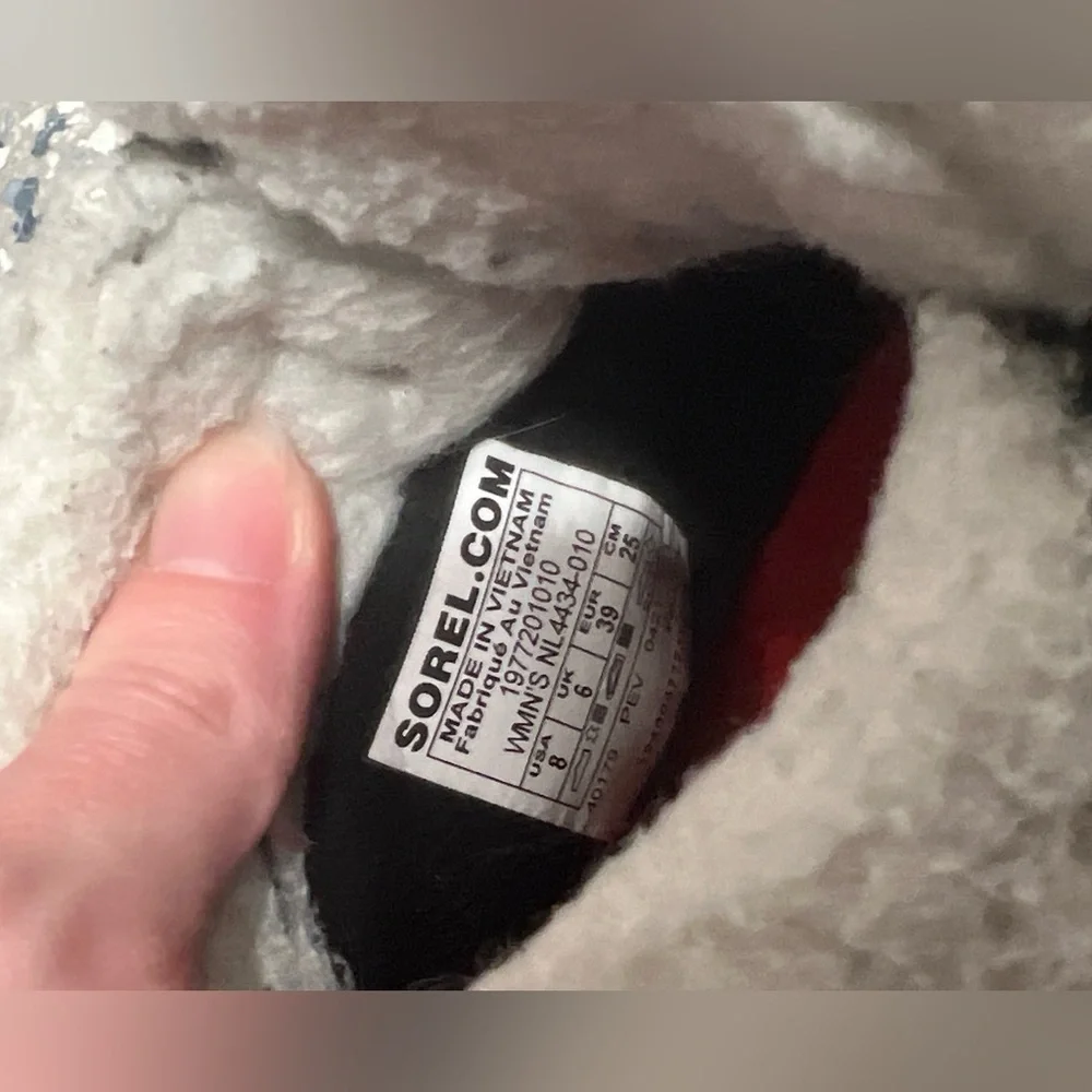 Sorel Black and Cream women’s Boots - Picture 5 of 5